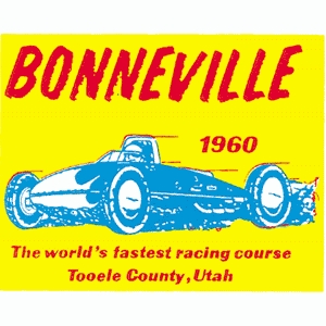 Bonneville Salt Flats 1960 Decal