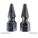 Chromed Spike Nuts