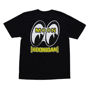 Hoonigan x MOONEYES HOON AND MOON Short Sleeve T-shirt Black