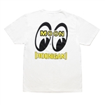 Hoonigan x MOONEYES HOON AND MOON Short Sleeve T-shirt White