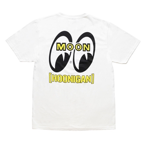 Hoonigan x MOONEYES HOON AND MOON Short Sleeve T-shirt White