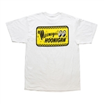 Hoonigan x MOONEYES Go with MOON Short Sleeve T-shirt White Hoonigan x MOONEYES Go with MOON Short Sleeve T-shirt White