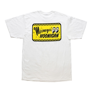 Hoonigan x MOONEYES Go with MOON Short Sleeve T-shirt White