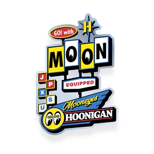 Hoonigan x MOONEYES MOON MOTEL Sticker