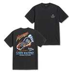 LMC X MOONEYES RED HOT STOCK T-SHIRT LMC X MOONEYES RED HOT STOCK T-SHIRT
