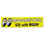 MOONEYES GO! with MOON Yellow Banner MOONEYES GO! with MOON Yellow Banner