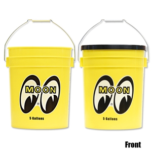 Yellow Light Duty MQQN 5-Gallon Any Purpose Bucket with Black Lid